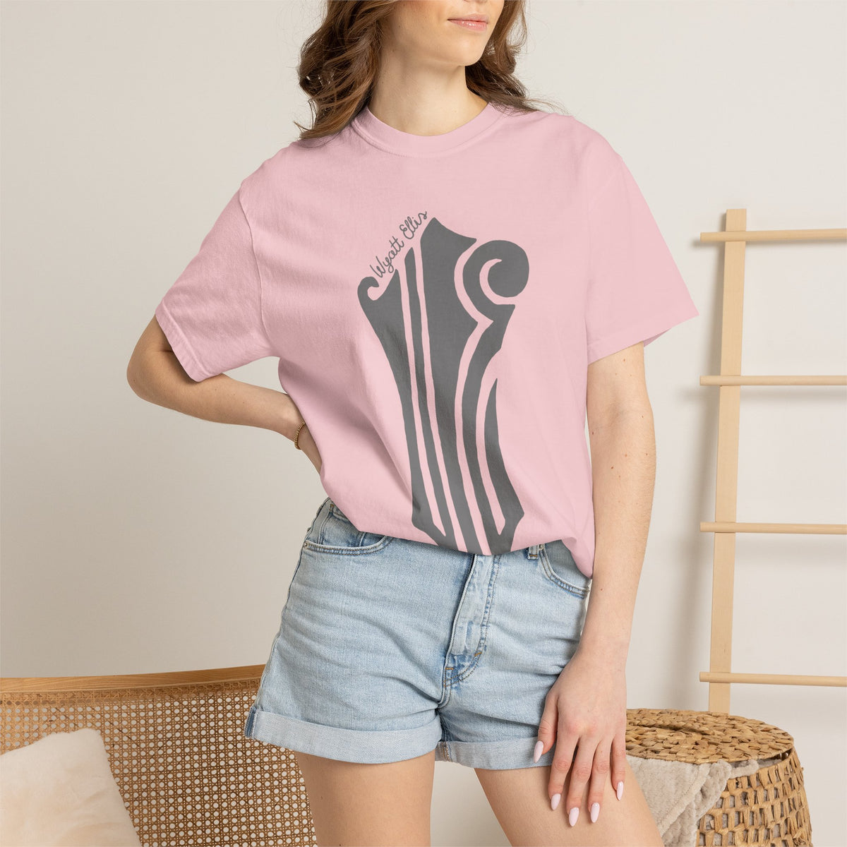 Mandolin Headstock "WE" Logo Tee