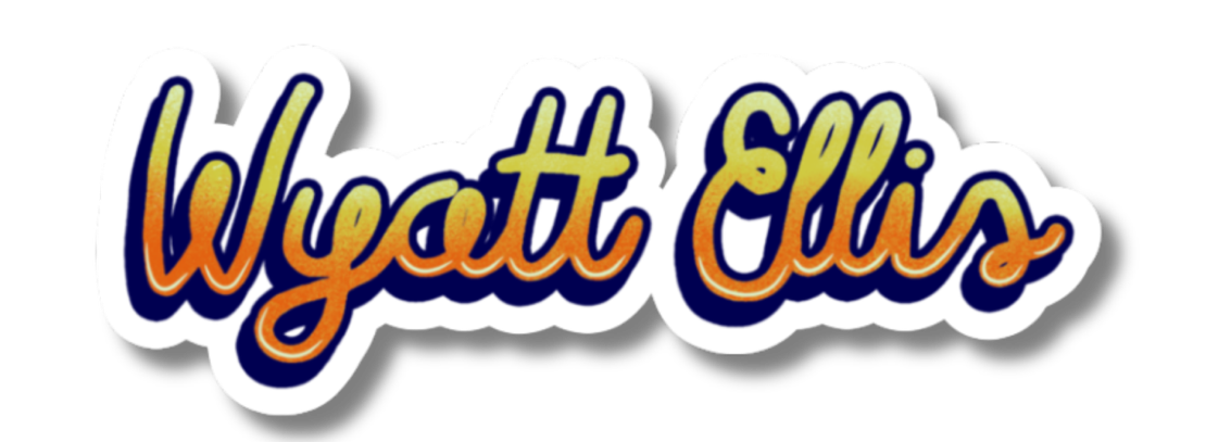 "Wyatt Ellis" Signature Logo Sticker