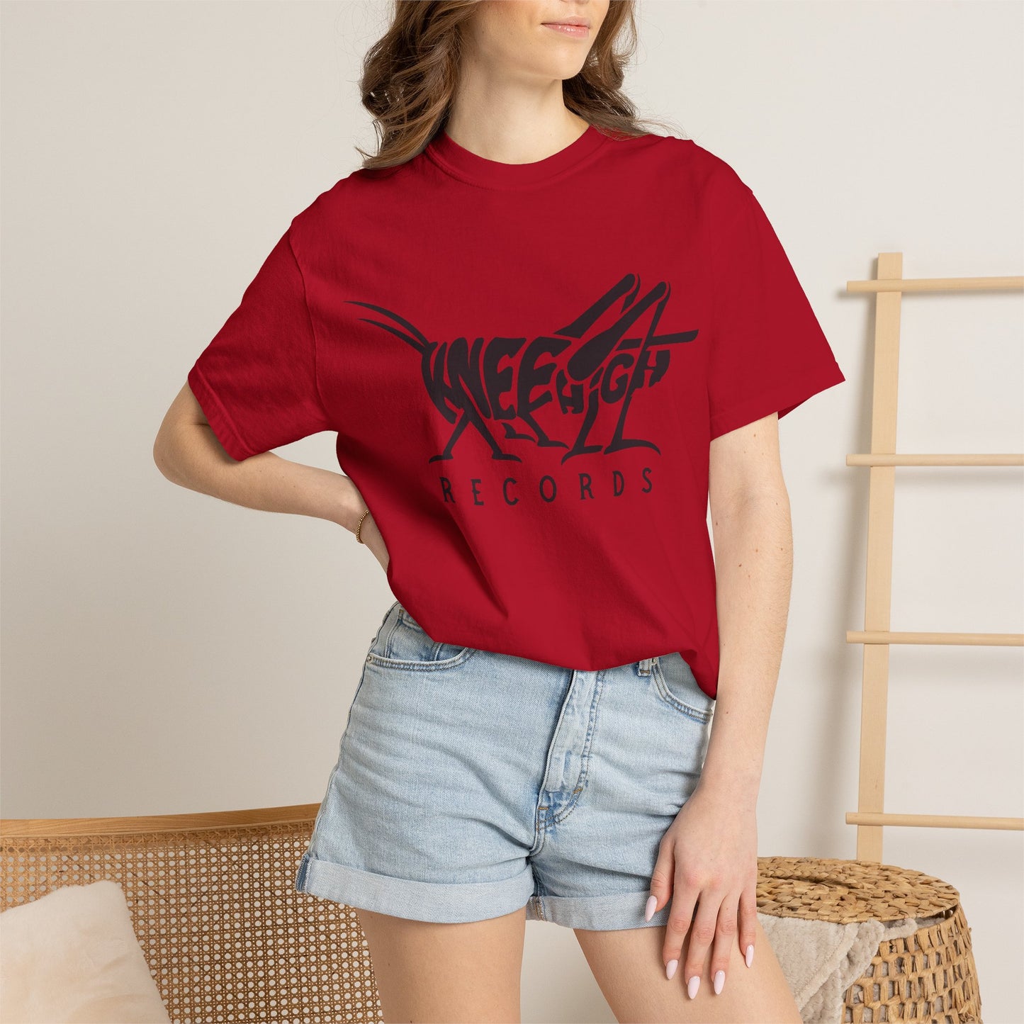 Knee High Records Unisex Jersey Short Sleeve Tee