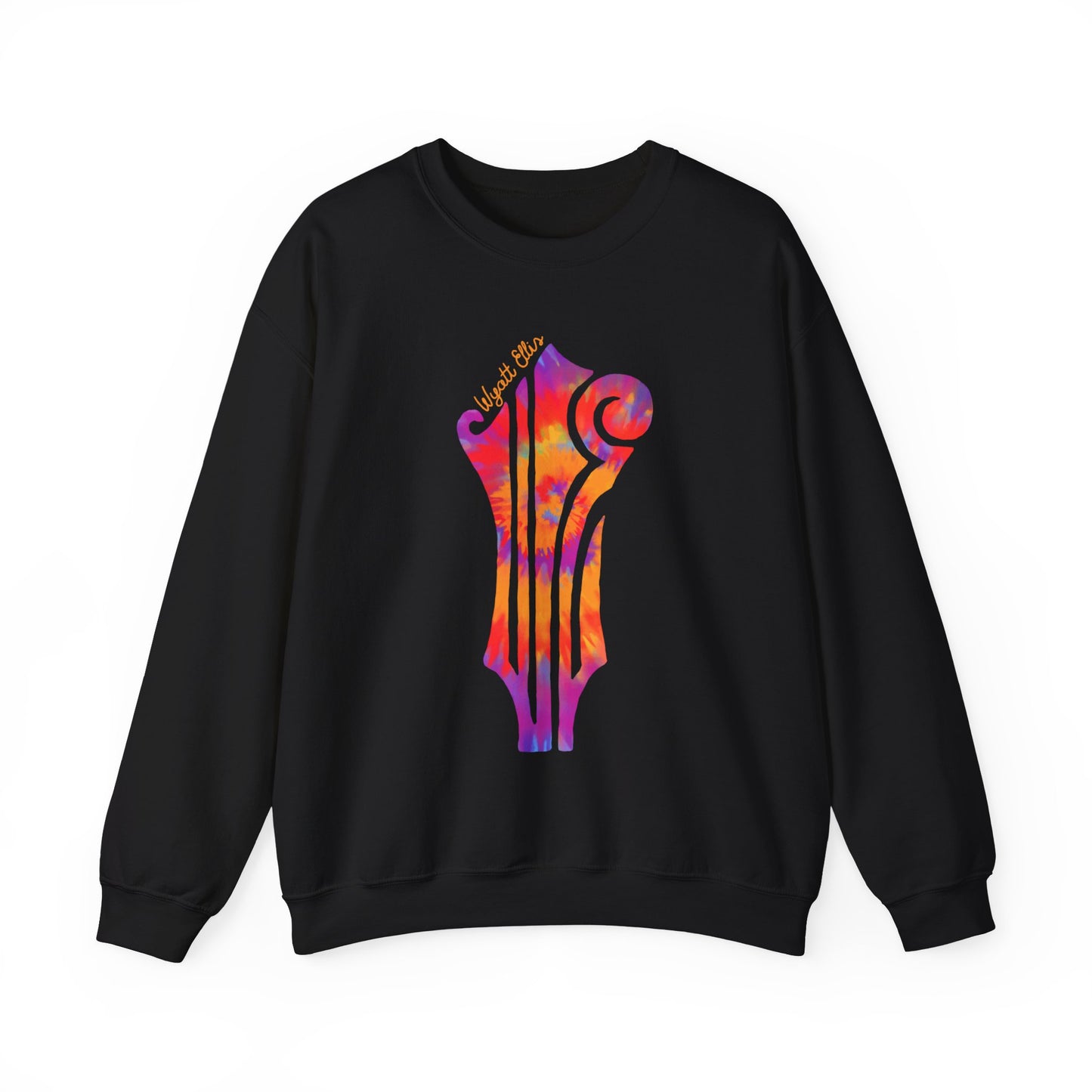 WE Headstock Tie-Dye Logo Unisex Heavy Blend™ Crewneck Sweatshirt