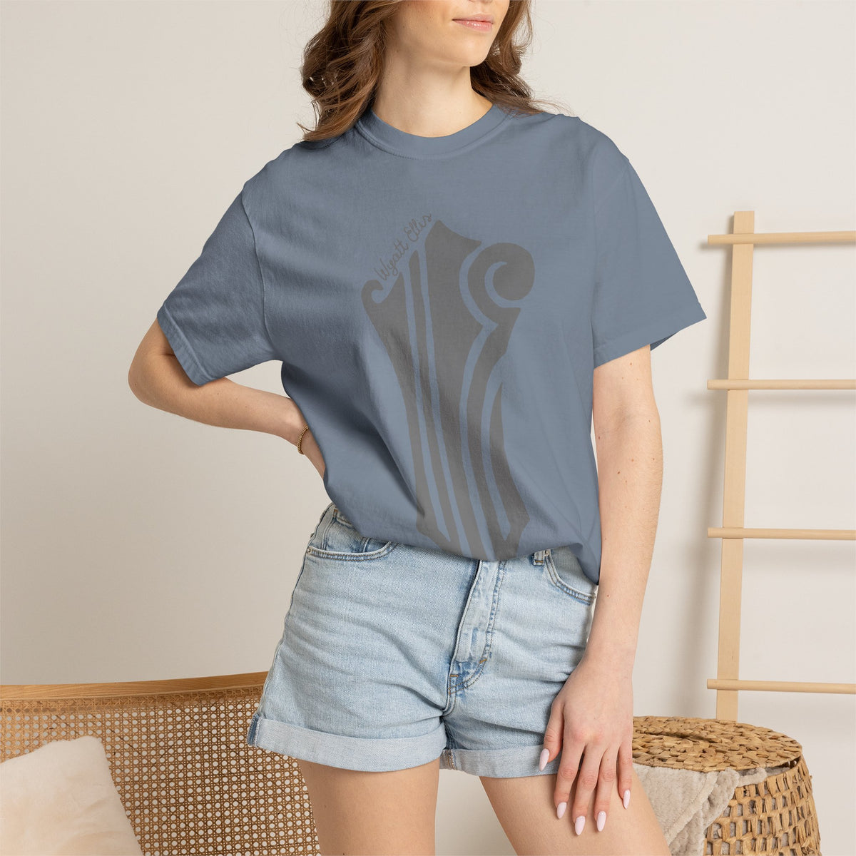 Mandolin Headstock "WE" Logo Tee