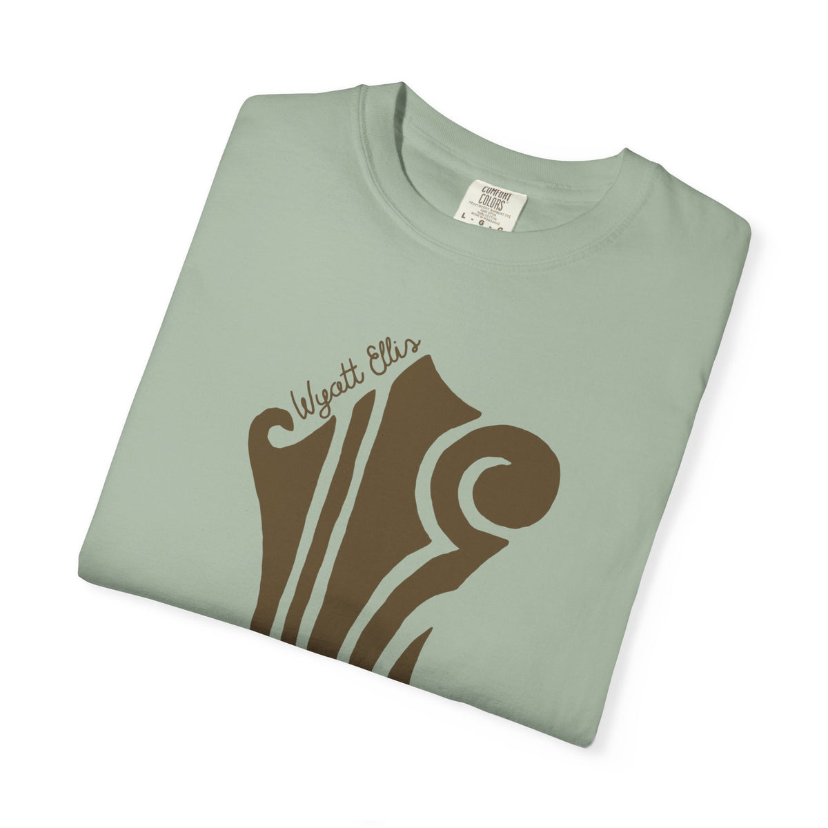 WE Headstock Logo Brown Unisex Jersey Short Sleeve Tee