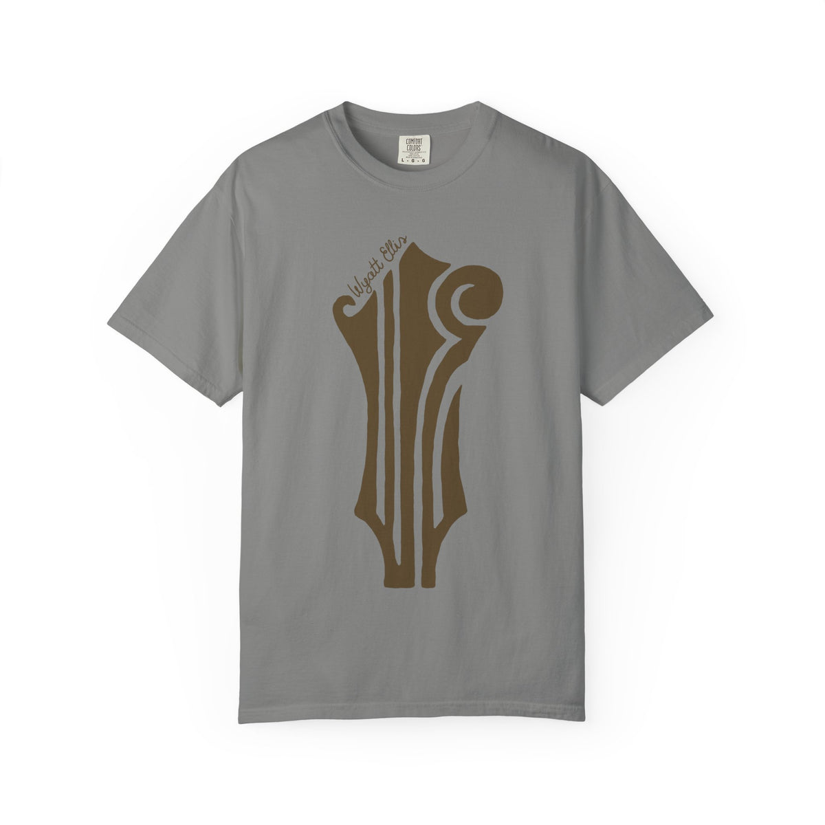 WE Headstock Logo Brown Unisex Jersey Short Sleeve Tee