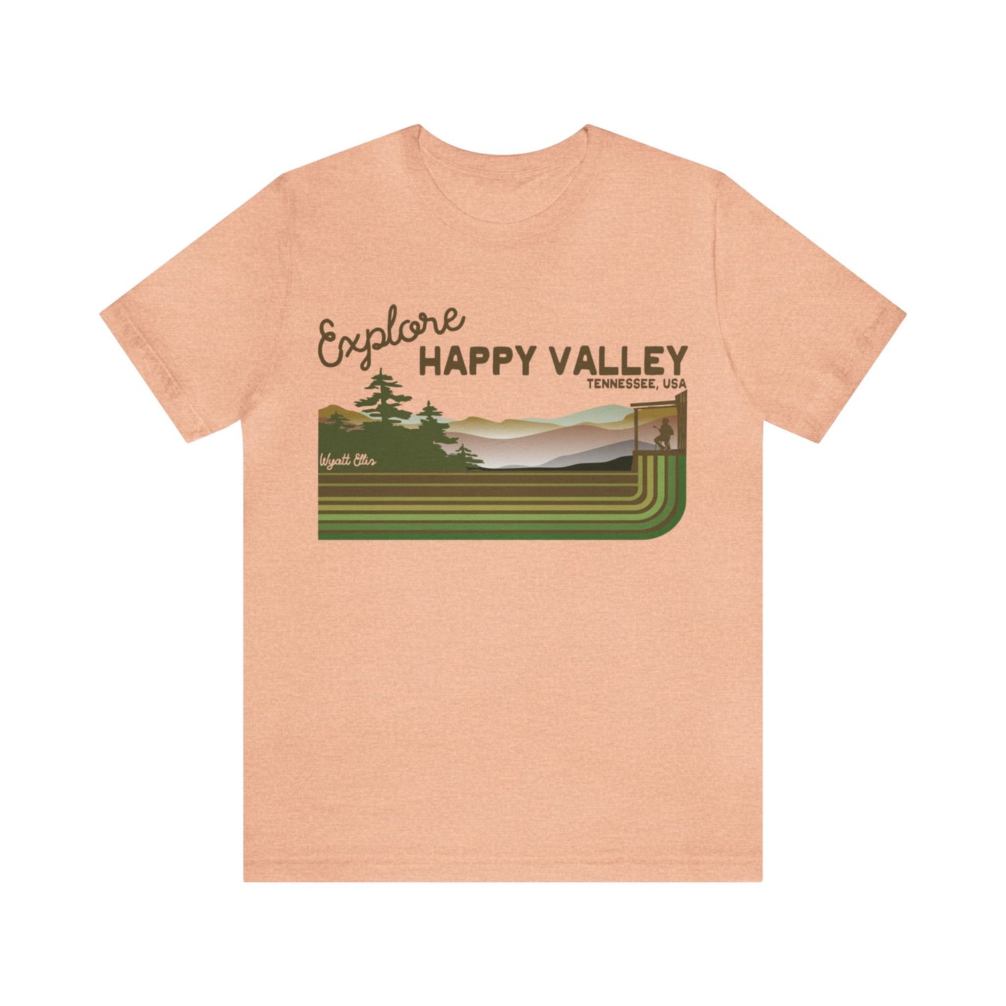 Explore Happy Valley Unisex Jersey Short Sleeve Tee