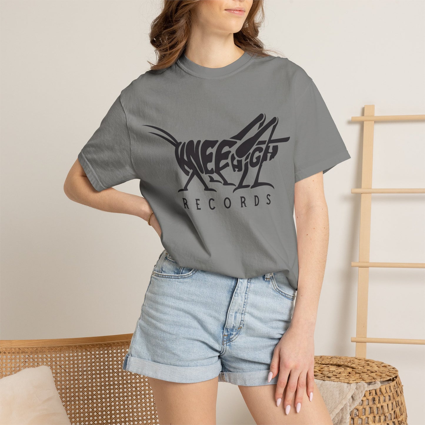 Knee High Records Unisex Jersey Short Sleeve Tee