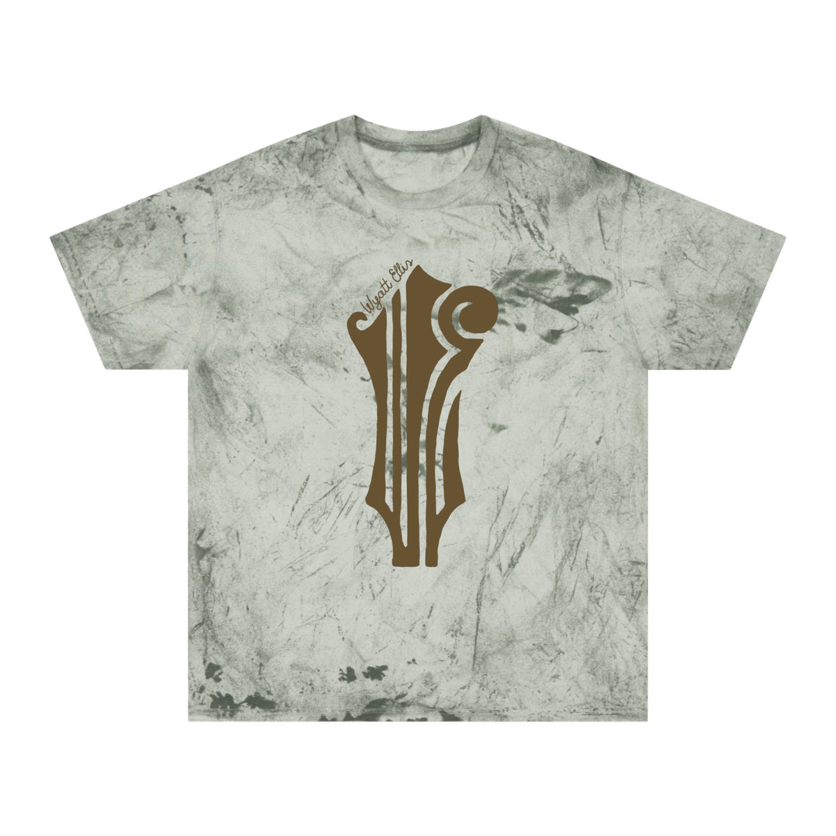 WE Brown Logo Tie-Dye Tee