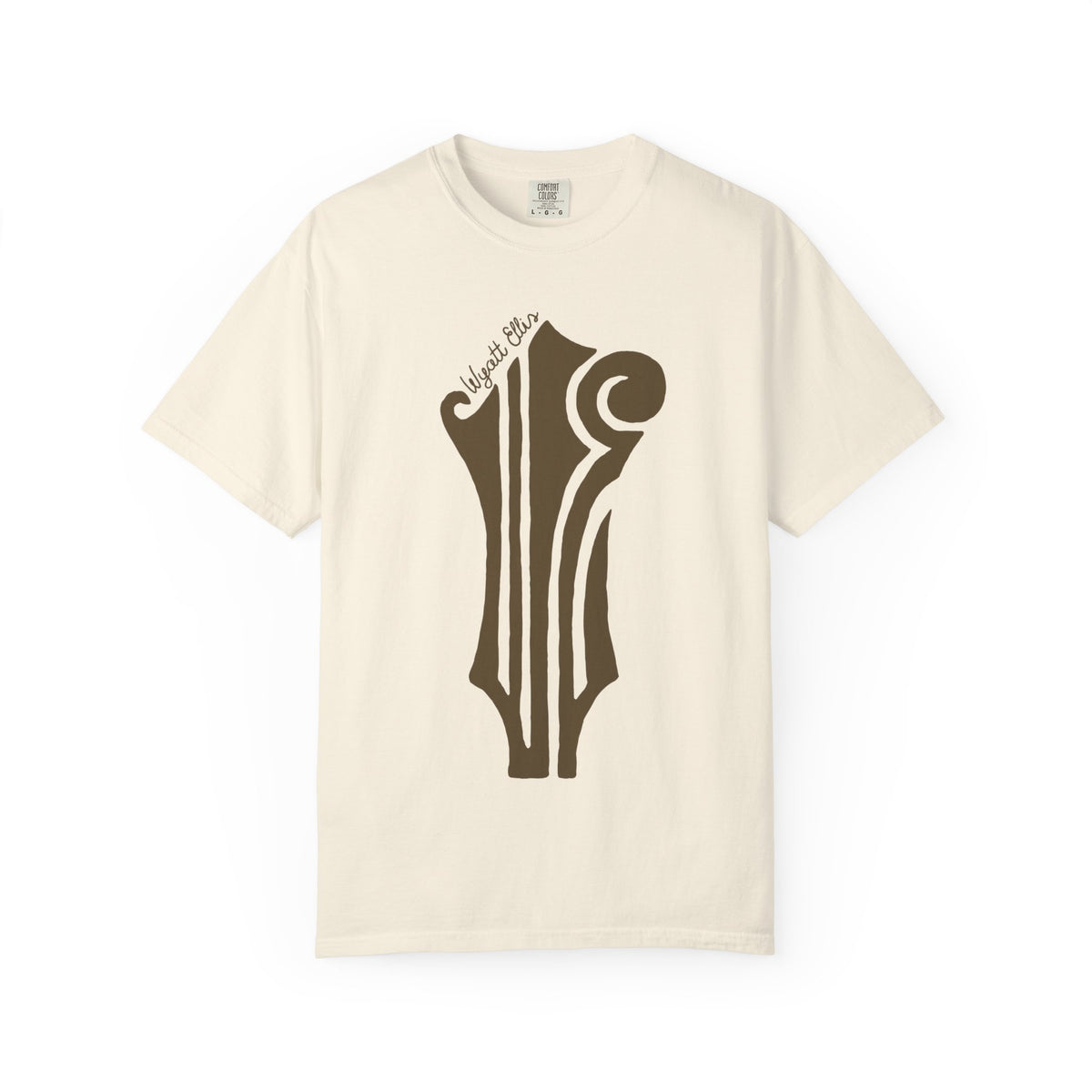 WE Headstock Logo Brown Unisex Jersey Short Sleeve Tee