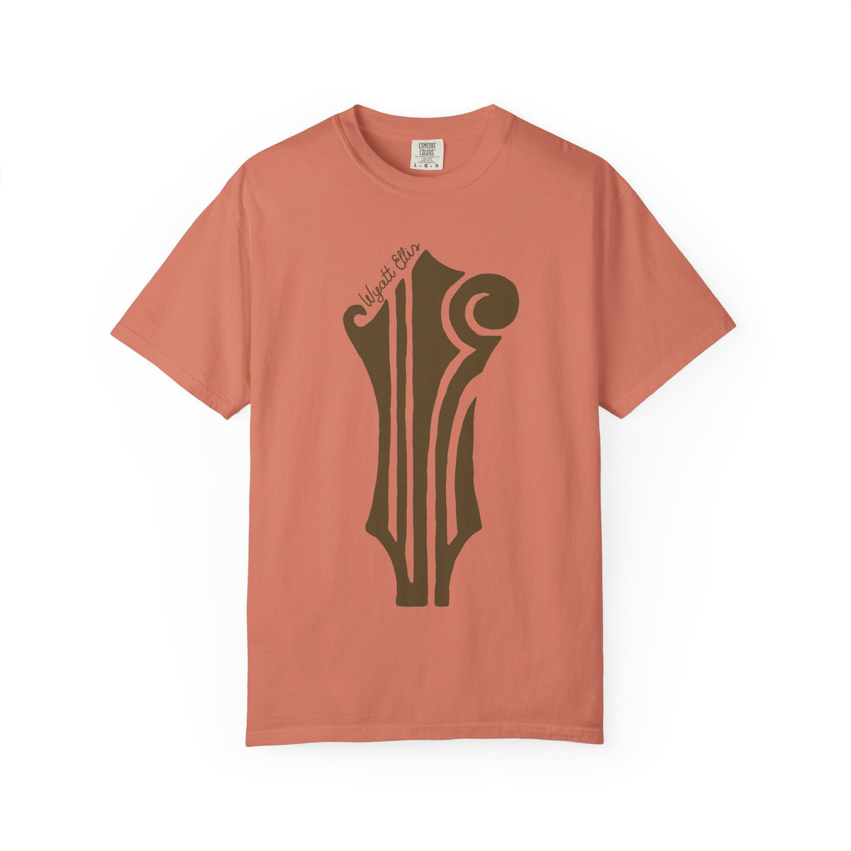 WE Headstock Logo Brown Unisex Jersey Short Sleeve Tee