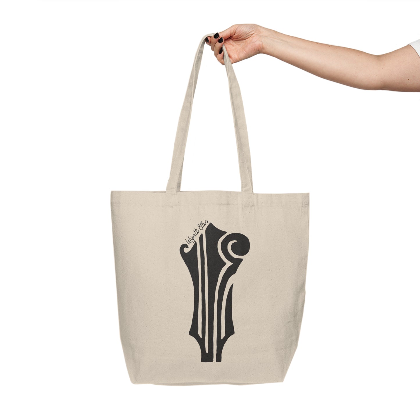 WE Headstock Logo Canvas Shopping Tote