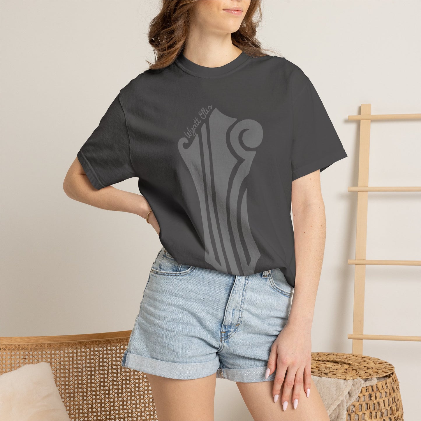 Mandolin Headstock "WE" Logo Tee