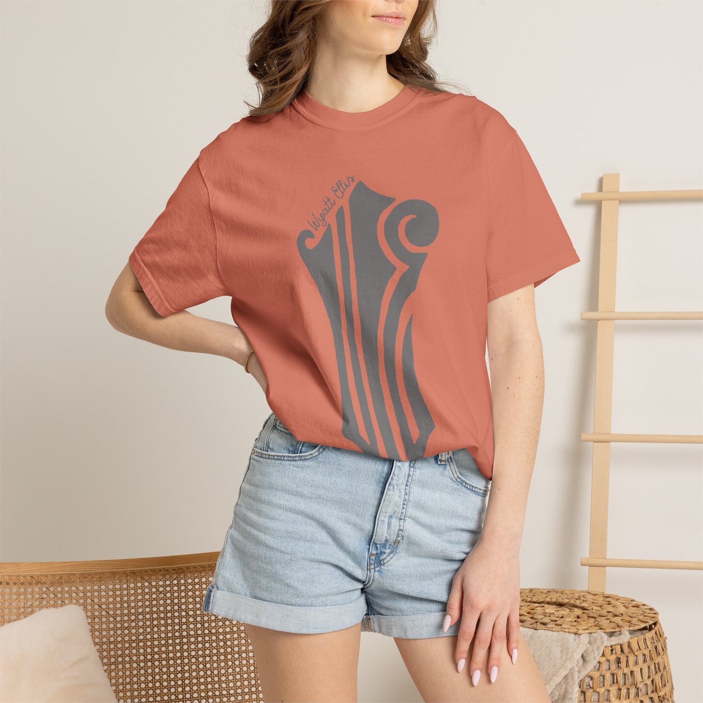Mandolin Headstock "WE" Logo Tee