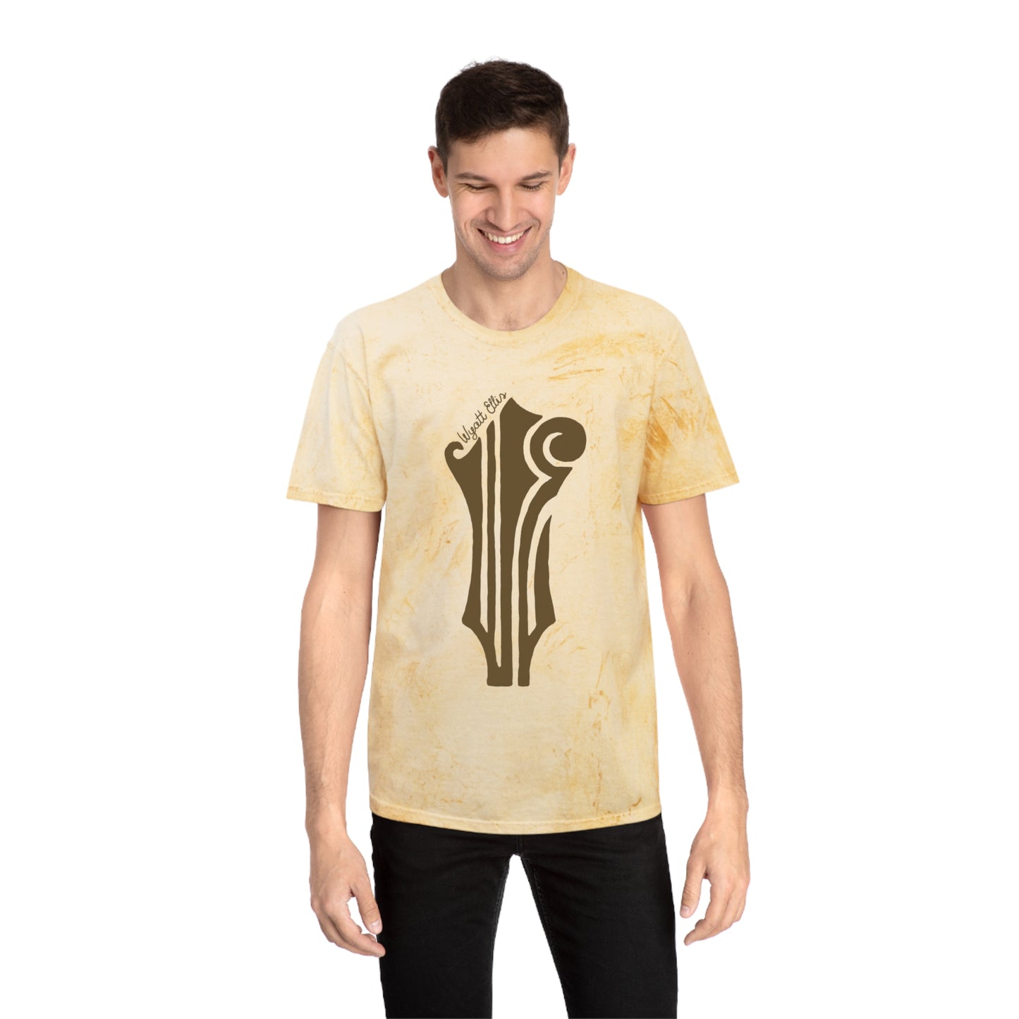 WE Brown Logo Tie-Dye Tee