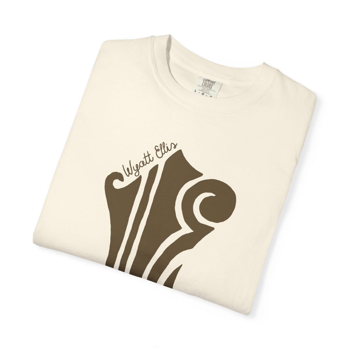 WE Headstock Logo Brown Unisex Jersey Short Sleeve Tee