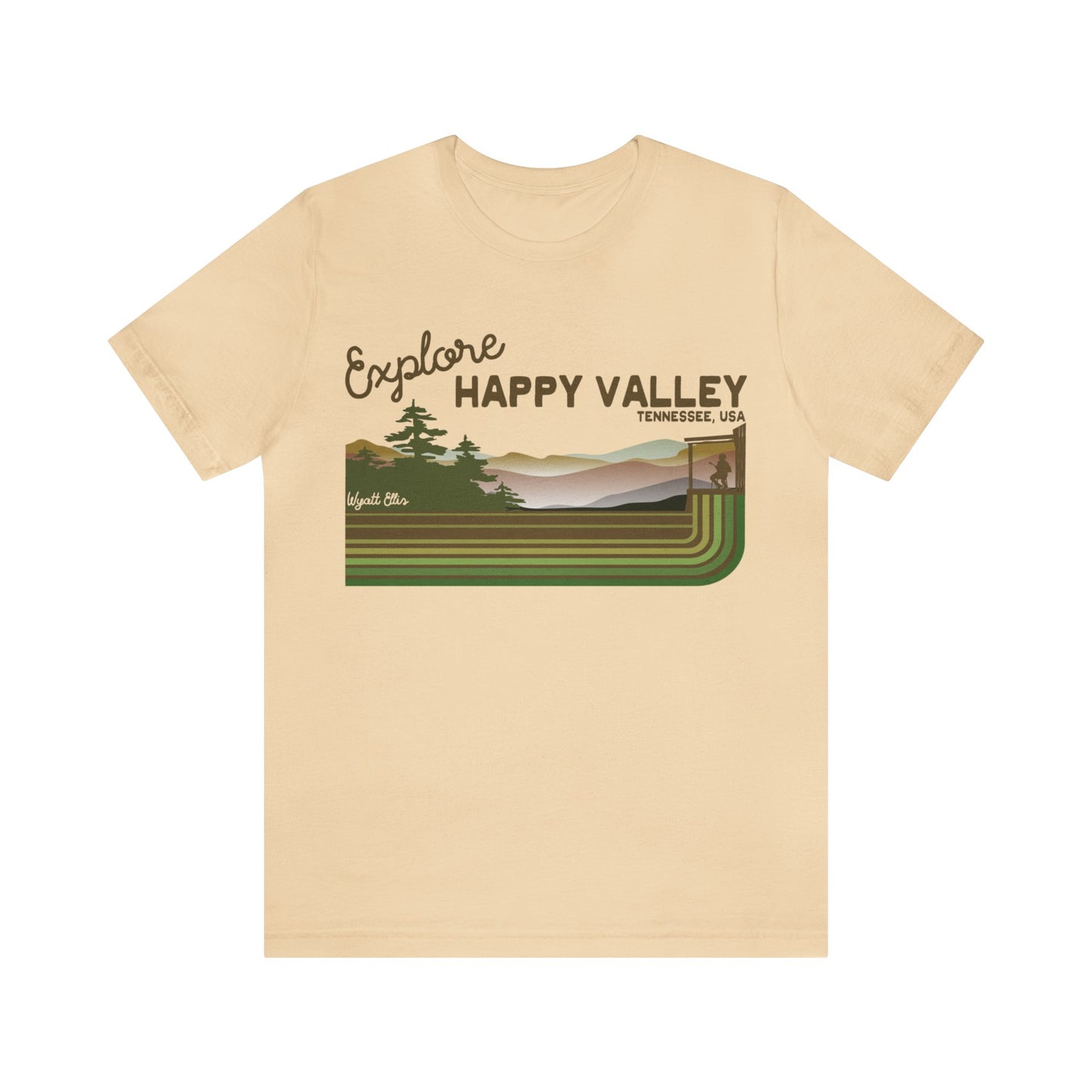 Explore Happy Valley Unisex Jersey Short Sleeve Tee