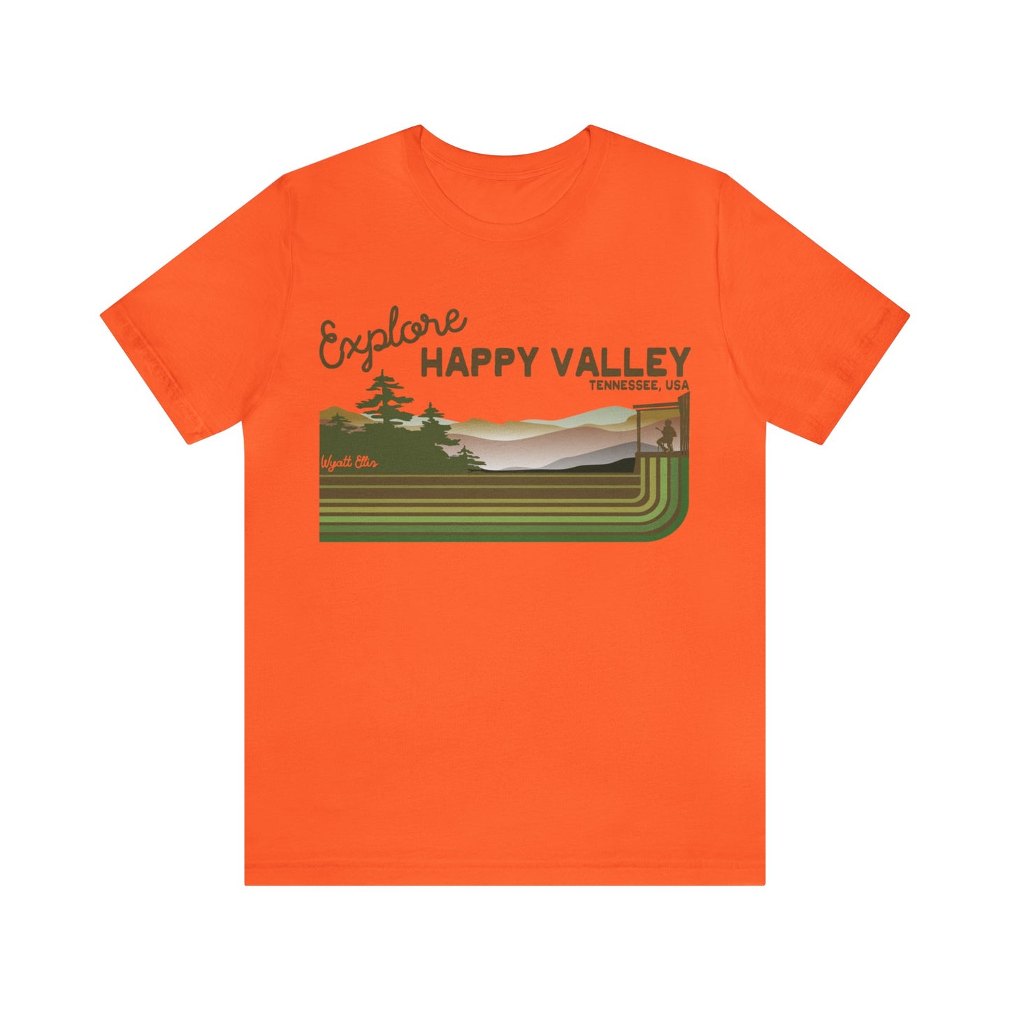 Explore Happy Valley Unisex Jersey Short Sleeve Tee