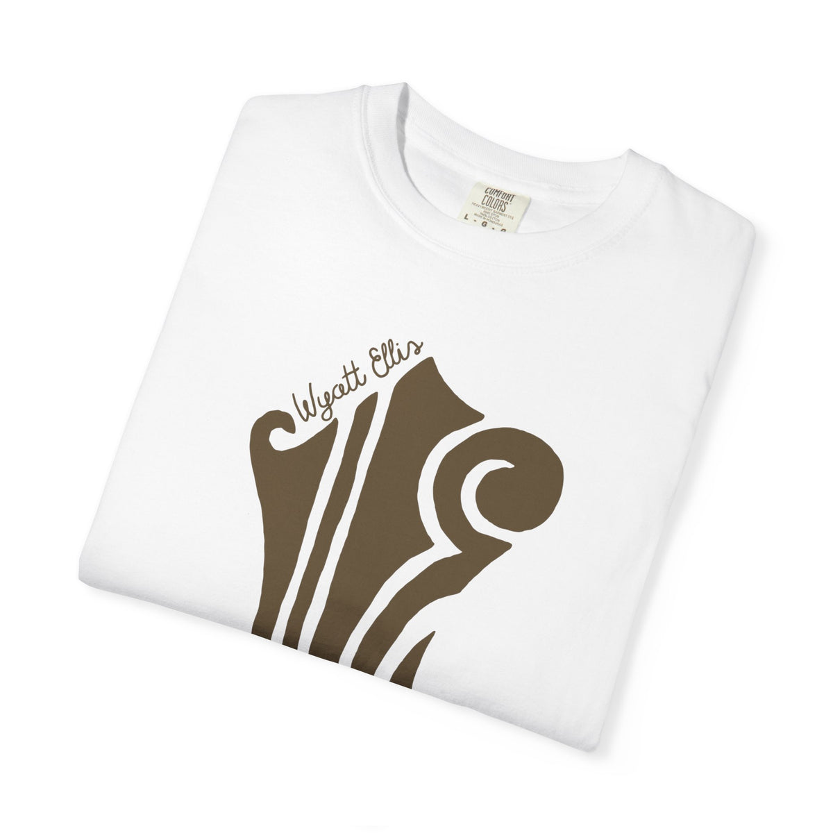 WE Headstock Logo Brown Unisex Jersey Short Sleeve Tee