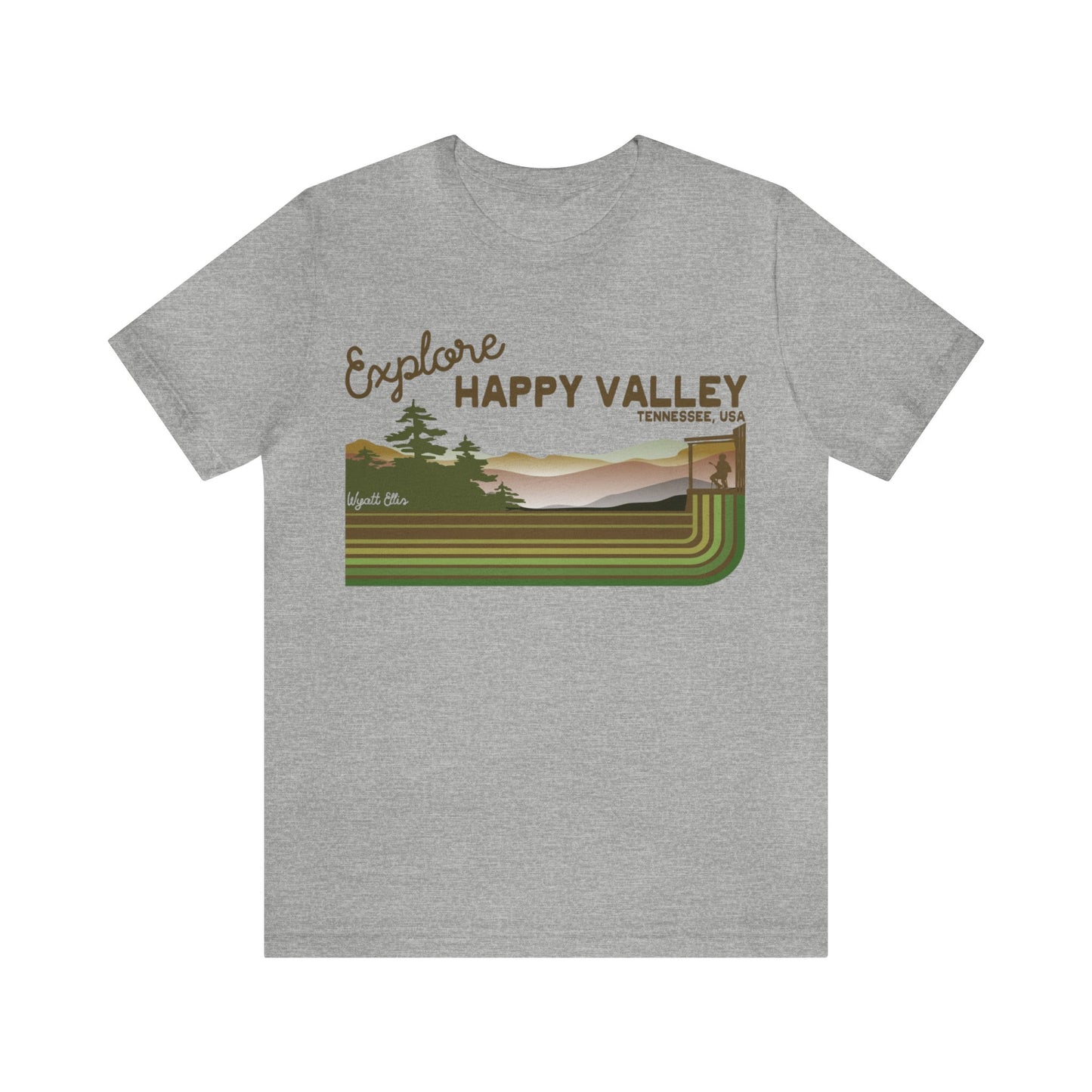 Explore Happy Valley Unisex Jersey Short Sleeve Tee