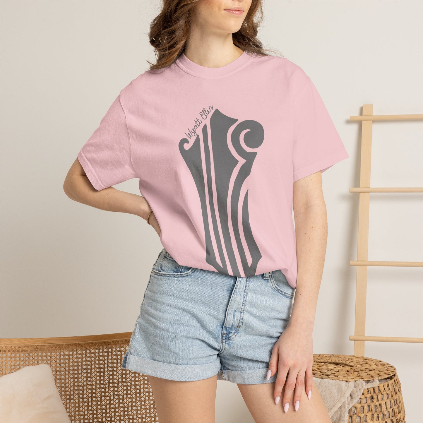 Mandolin Headstock "WE" Logo Tee