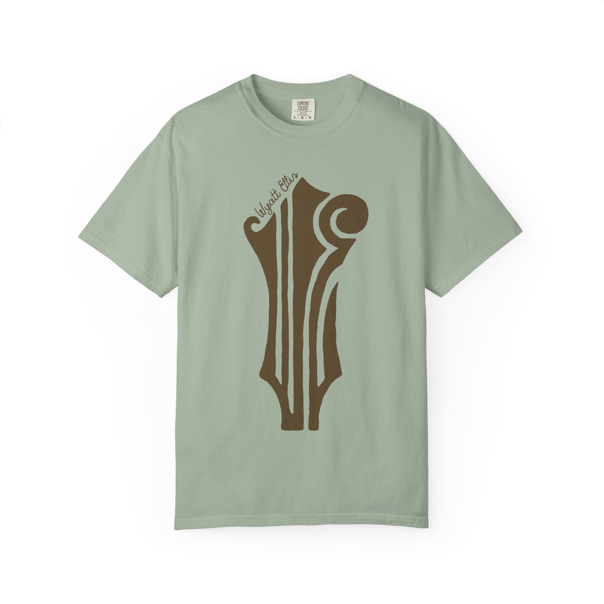 WE Headstock Logo Brown Unisex Jersey Short Sleeve Tee