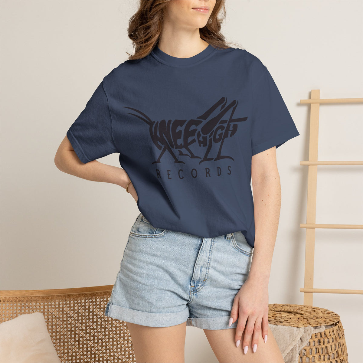 Knee High Records Unisex Jersey Short Sleeve Tee