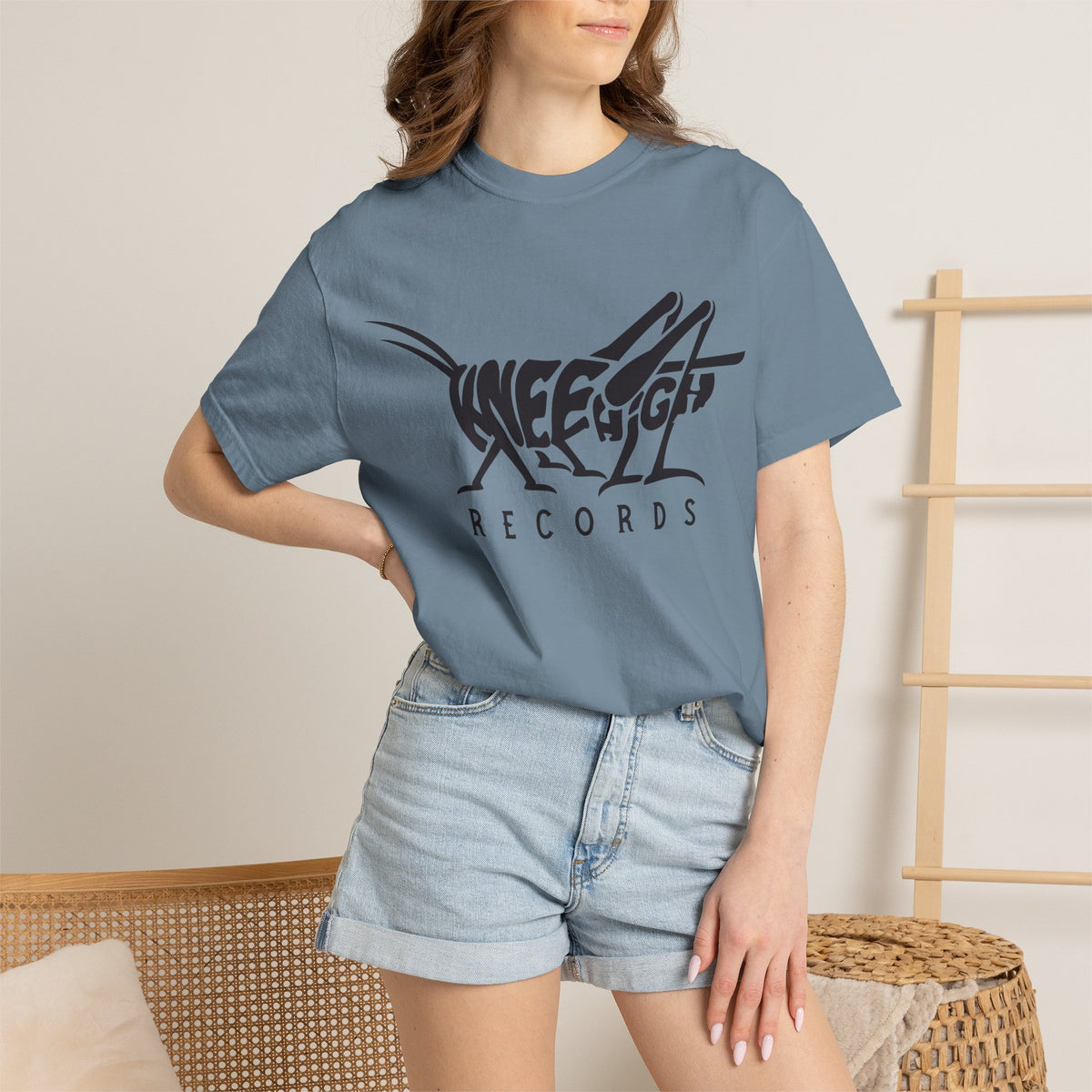 Knee High Records Unisex Jersey Short Sleeve Tee