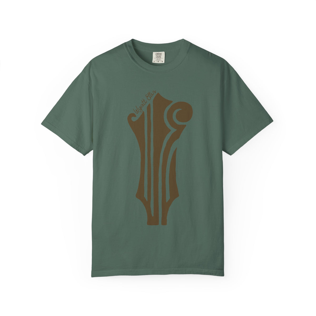 WE Headstock Logo Brown Unisex Jersey Short Sleeve Tee