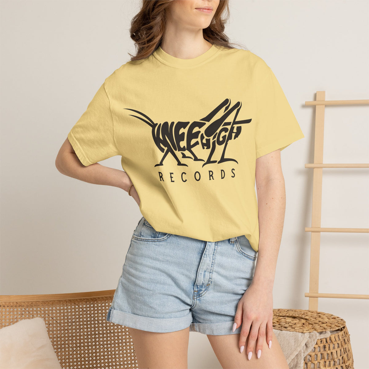 Knee High Records Unisex Jersey Short Sleeve Tee