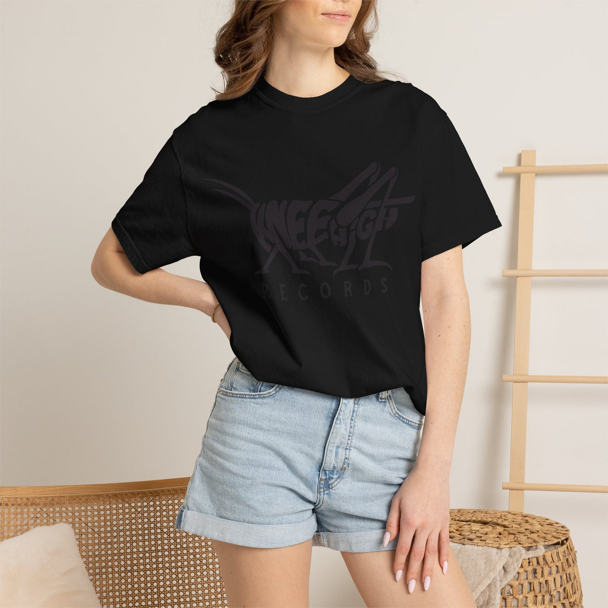 Knee High Records Unisex Jersey Short Sleeve Tee