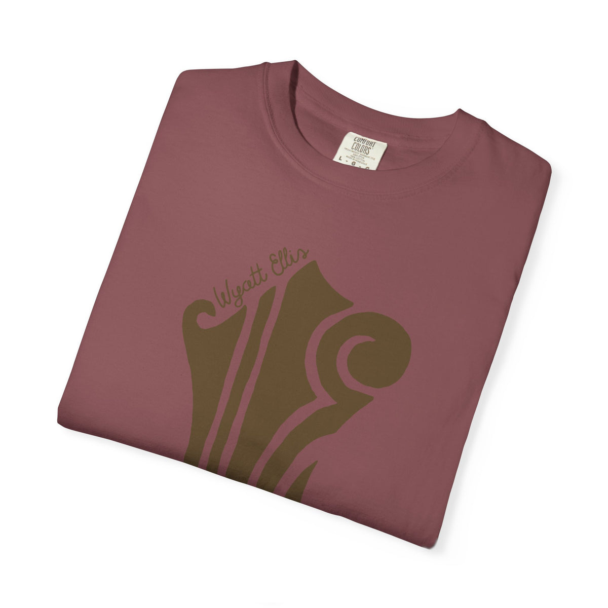 WE Headstock Logo Brown Unisex Jersey Short Sleeve Tee