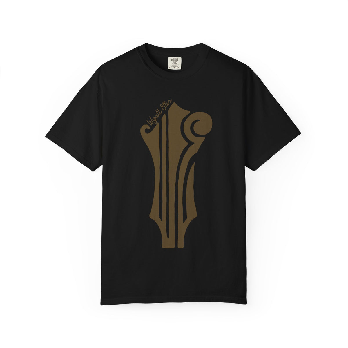 WE Headstock Logo Brown Unisex Jersey Short Sleeve Tee