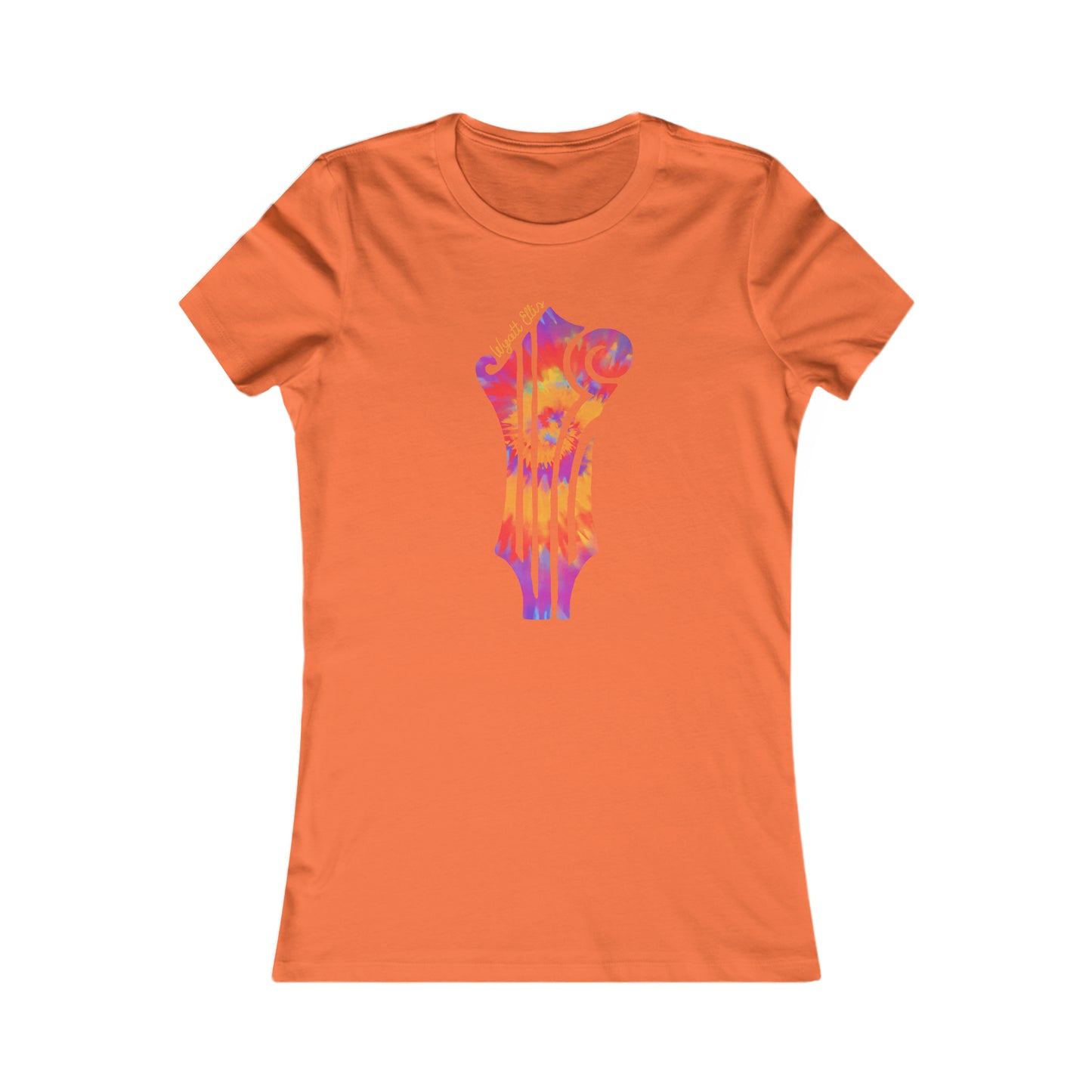 WE Tie-Dye Headstock Logo Women's Tee