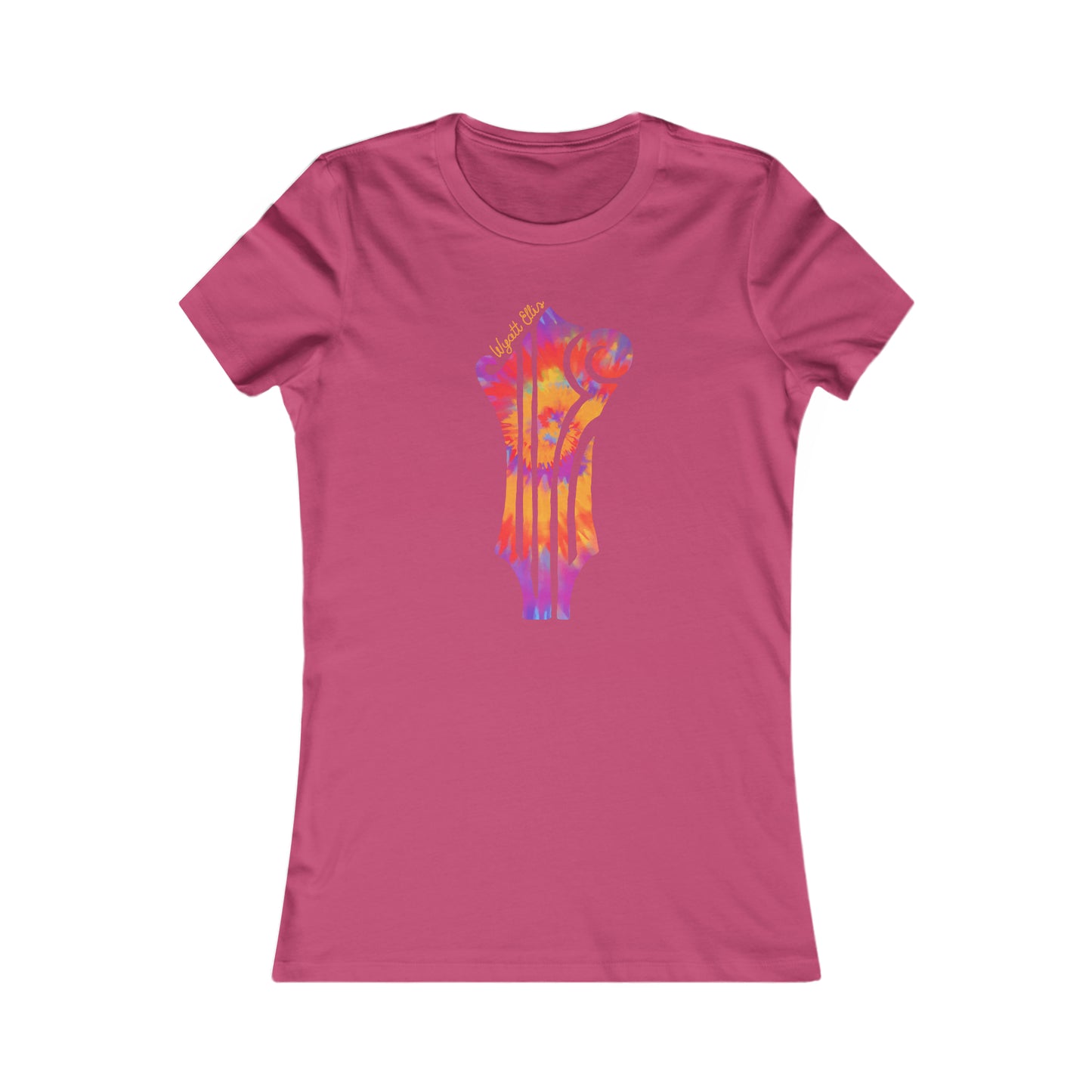 WE Tie-Dye Headstock Logo Women's Tee