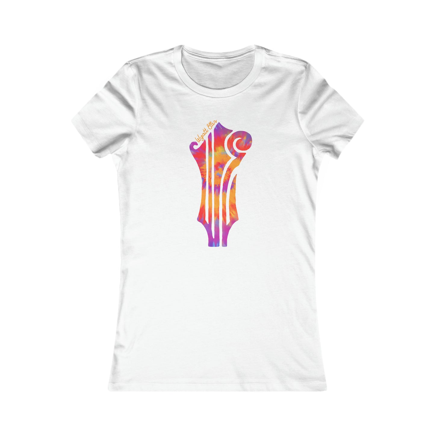 WE Tie-Dye Headstock Logo Women's Tee