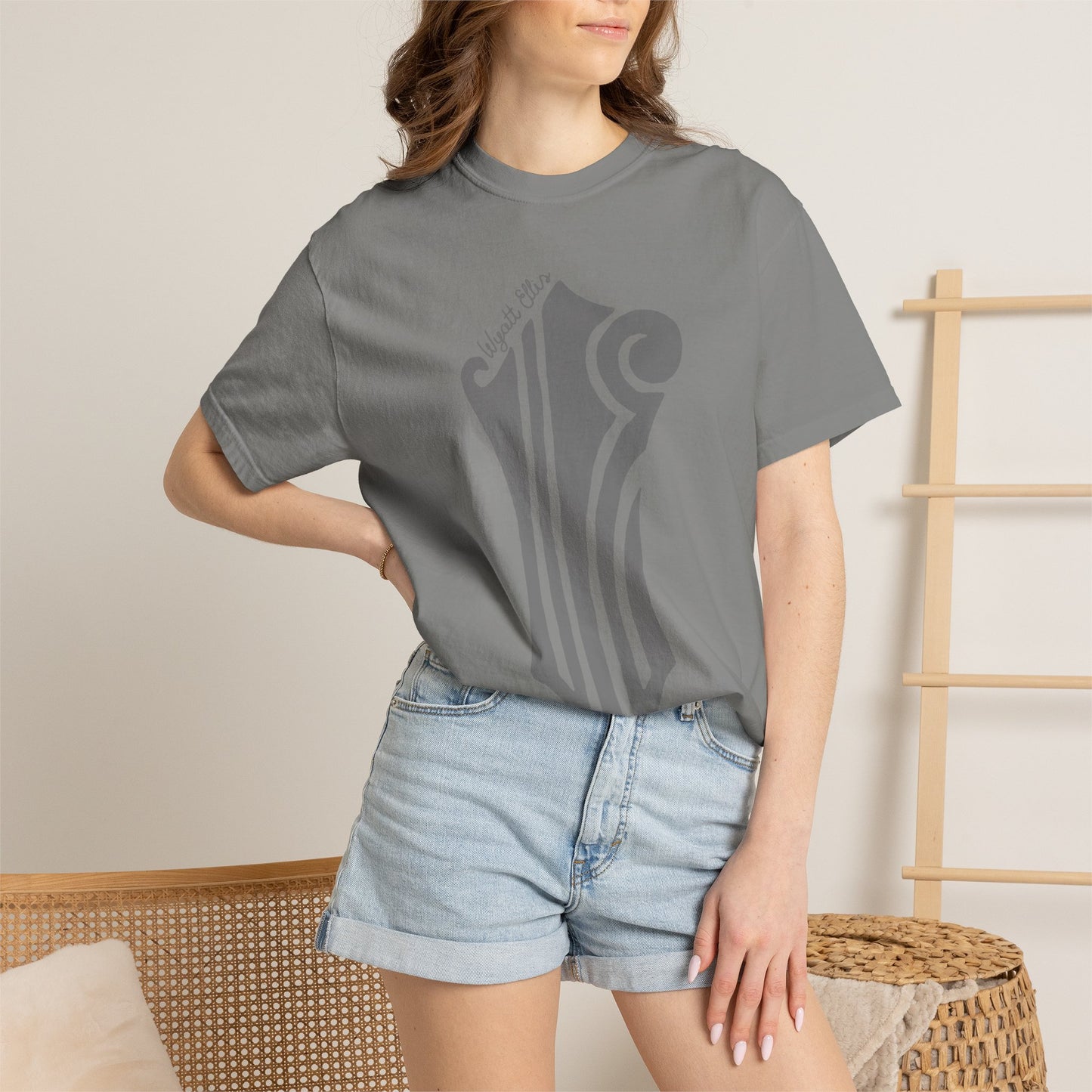 Mandolin Headstock "WE" Logo Tee