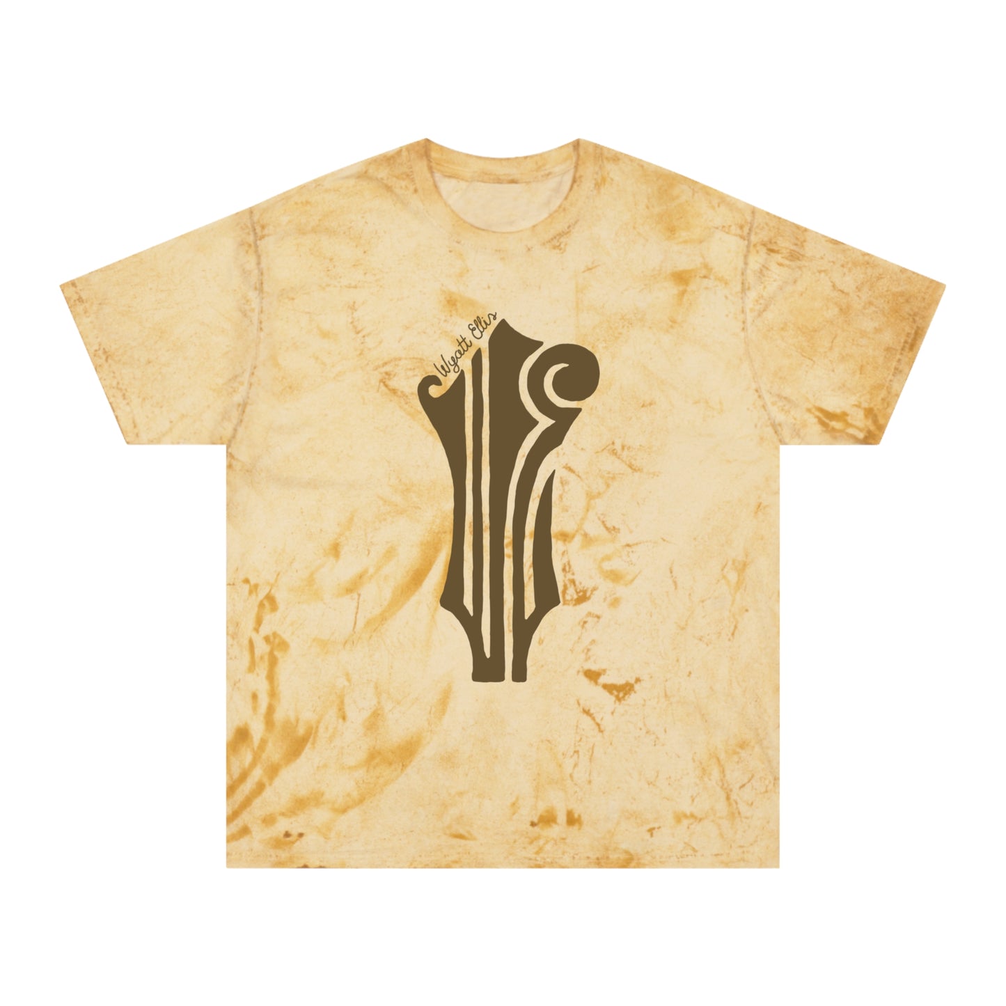 WE Brown Logo Tie-Dye Tee