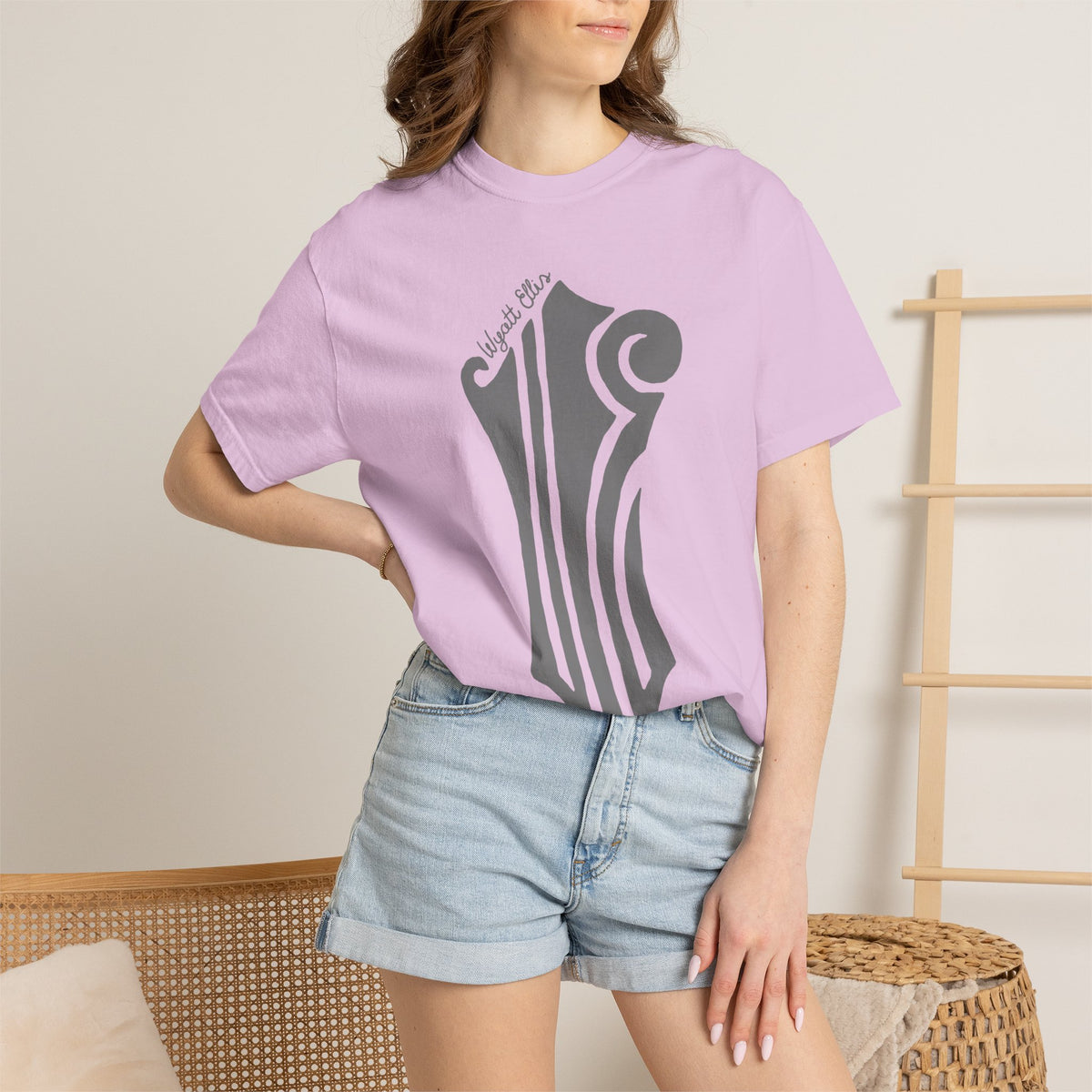 Mandolin Headstock "WE" Logo Tee