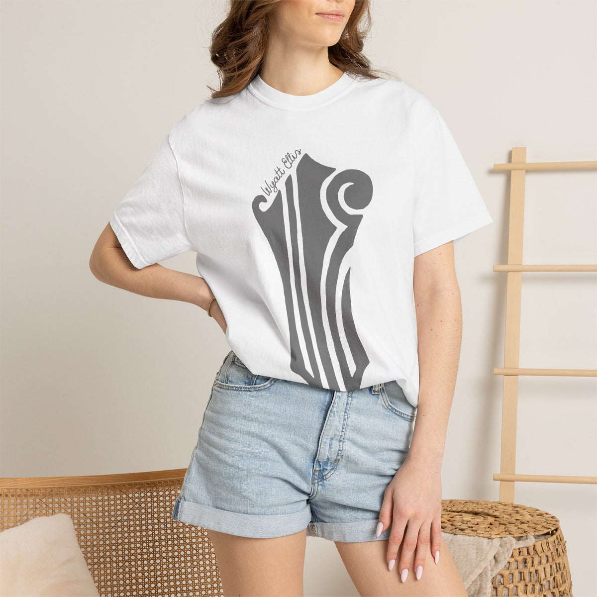Mandolin Headstock "WE" Logo Tee