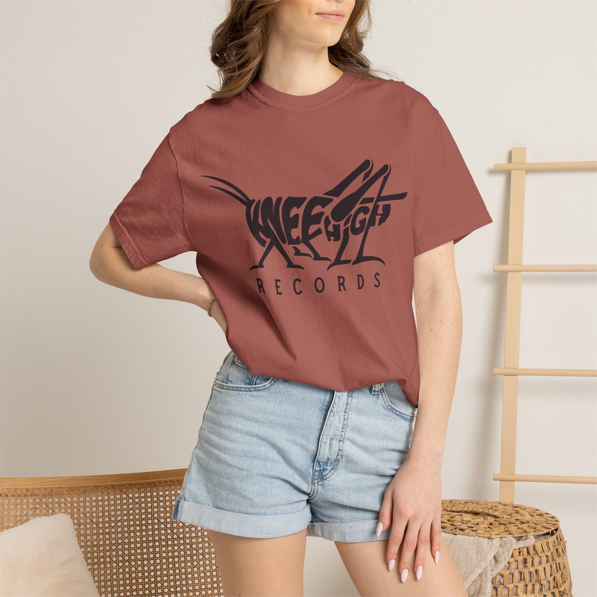 Knee High Records Unisex Jersey Short Sleeve Tee