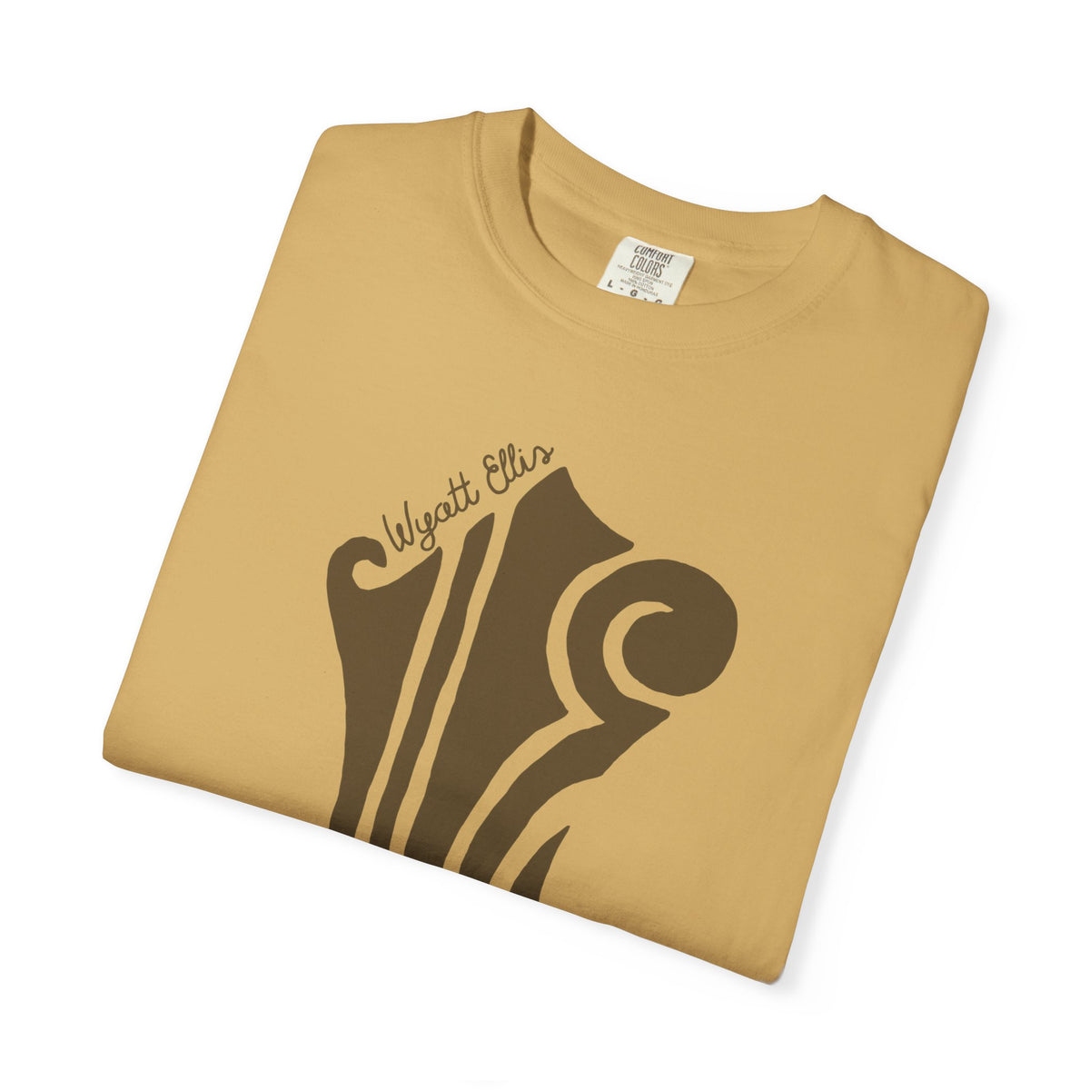 WE Headstock Logo Brown Unisex Jersey Short Sleeve Tee