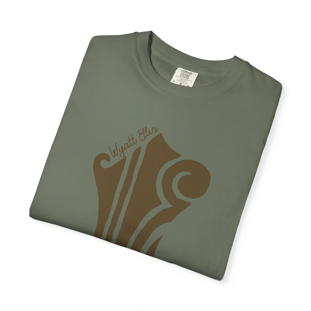 WE Headstock Logo Brown Unisex Jersey Short Sleeve Tee