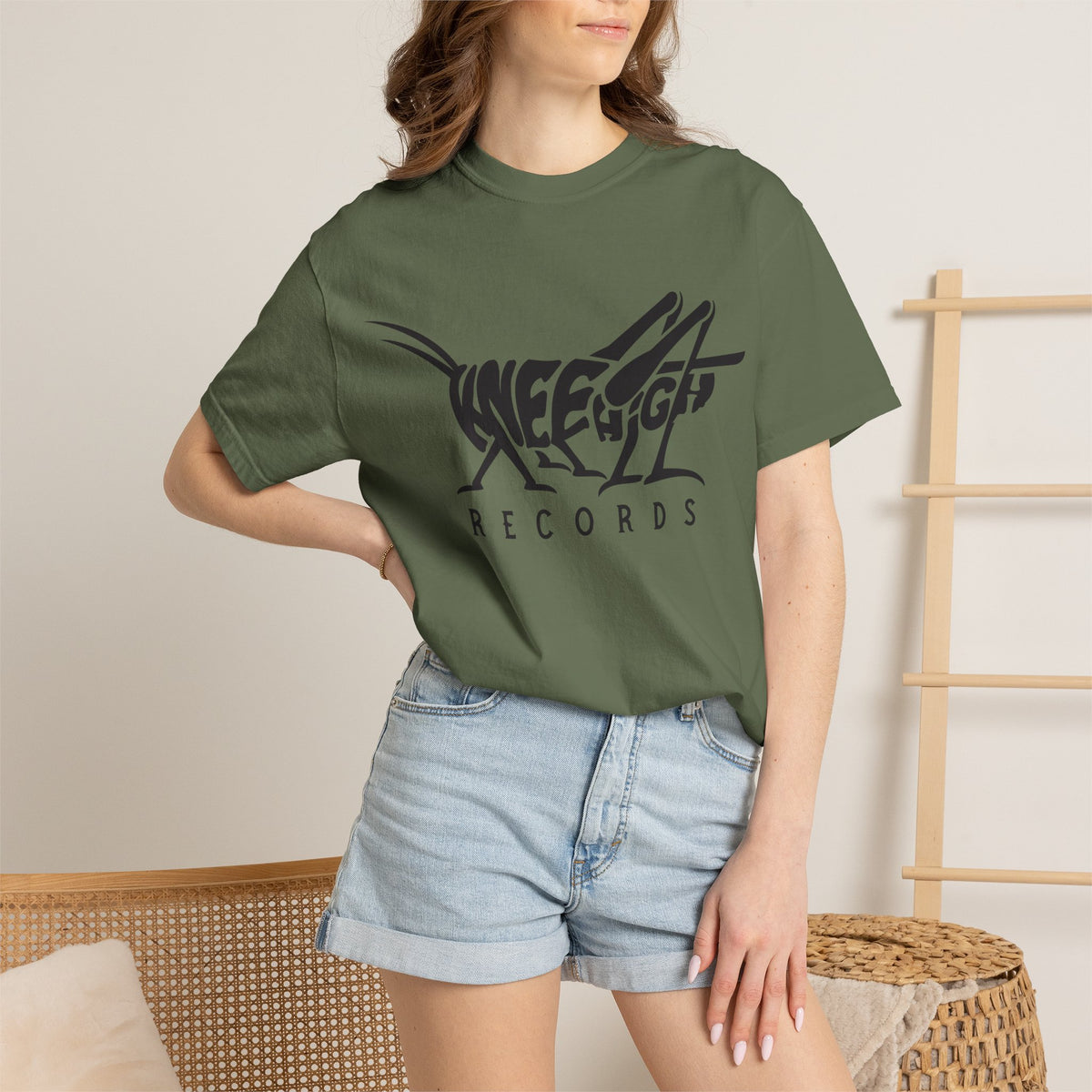 Knee High Records Unisex Jersey Short Sleeve Tee