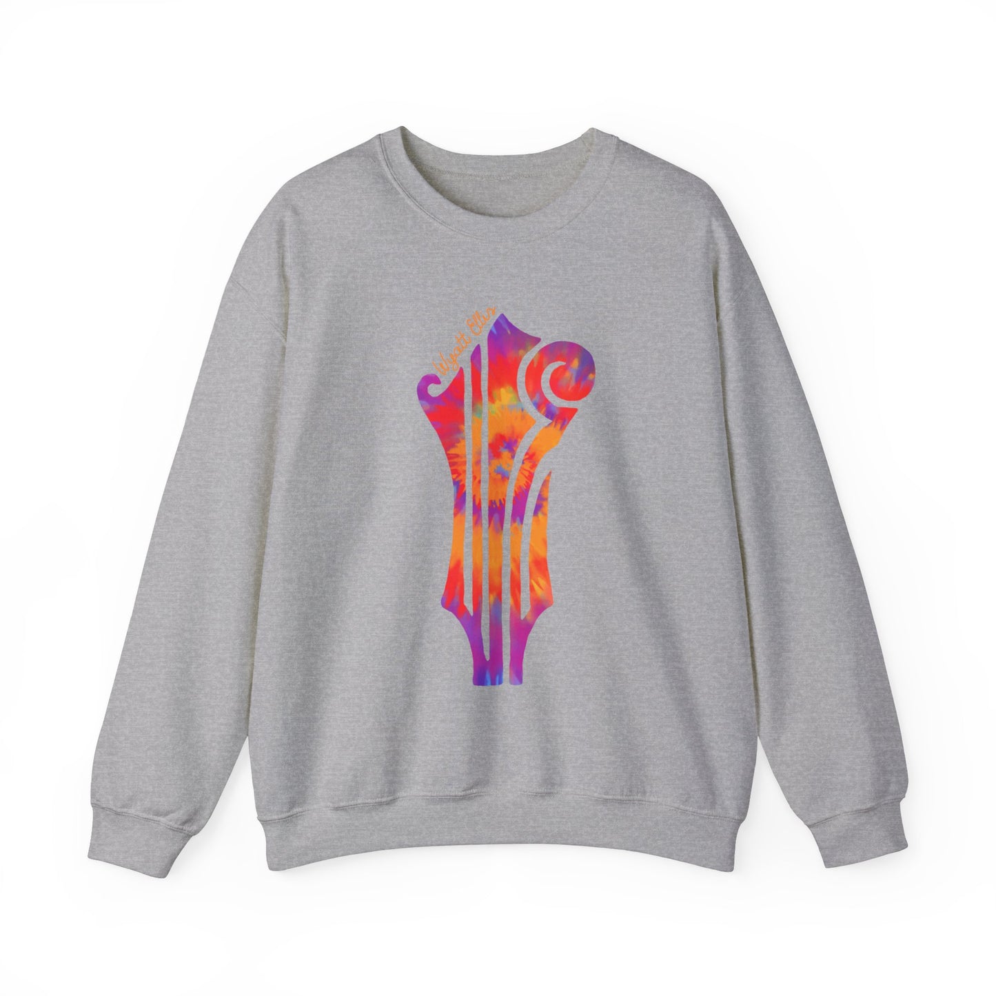 WE Headstock Tie-Dye Logo Unisex Heavy Blend™ Crewneck Sweatshirt