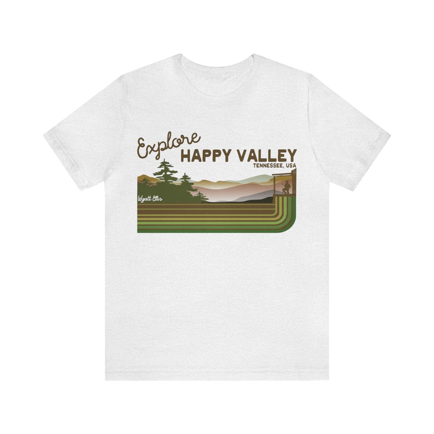 Explore Happy Valley Unisex Jersey Short Sleeve Tee