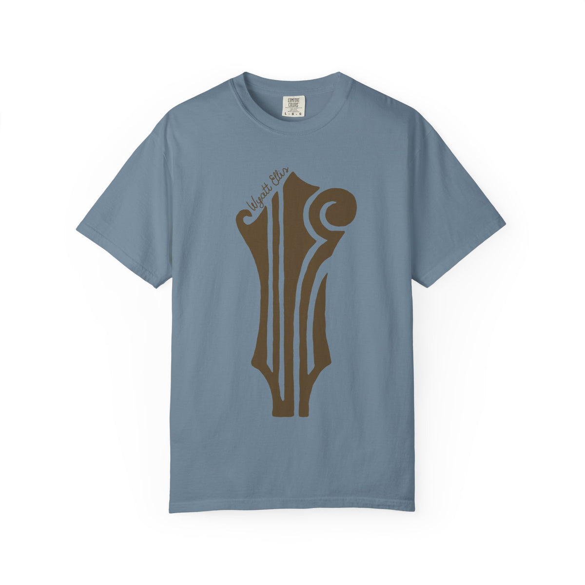 WE Headstock Logo Brown Unisex Jersey Short Sleeve Tee