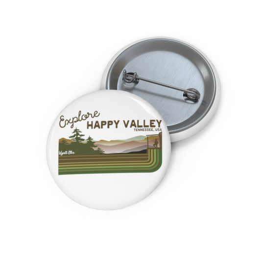 Explore Happy Valley Pin Buttons