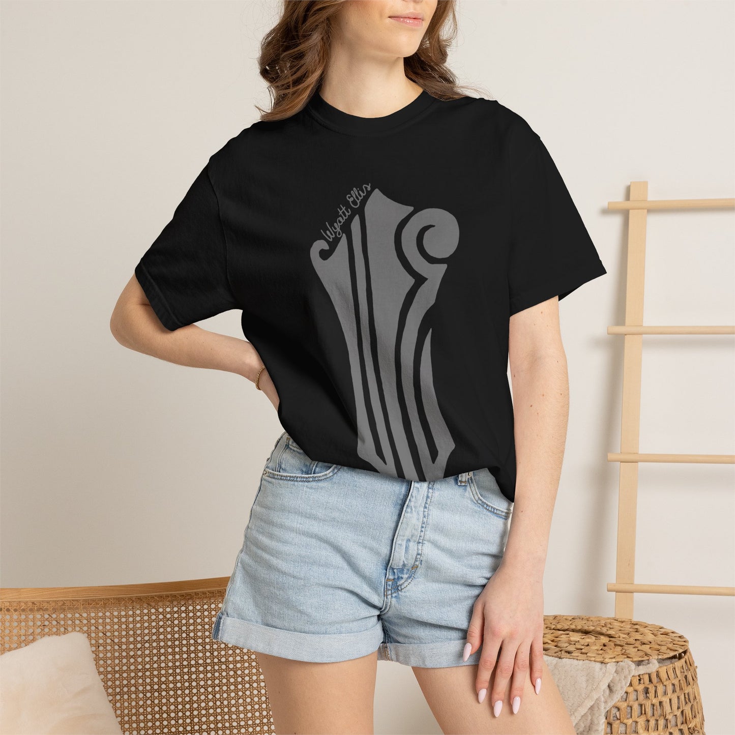Mandolin Headstock "WE" Logo Tee