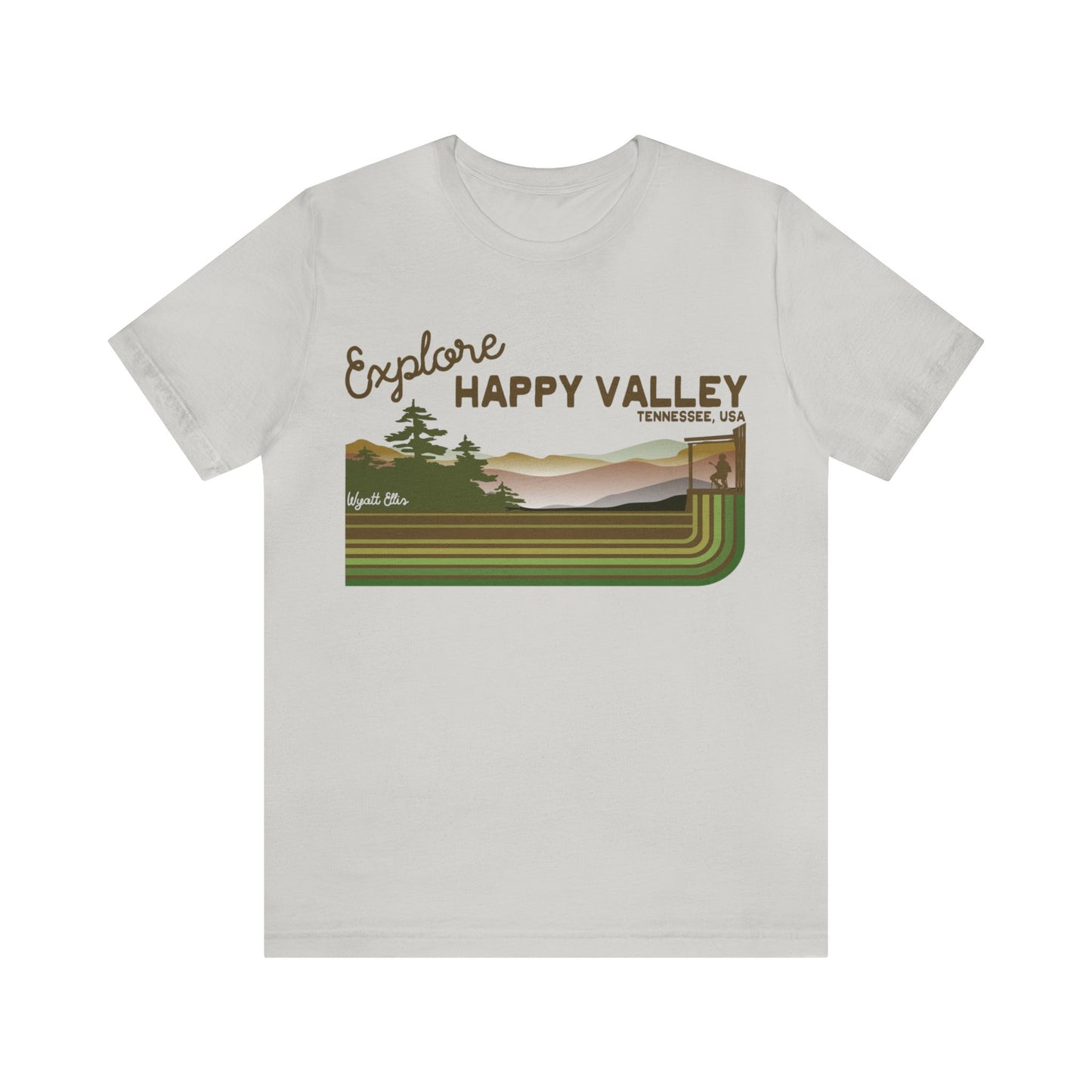 Explore Happy Valley Unisex Jersey Short Sleeve Tee