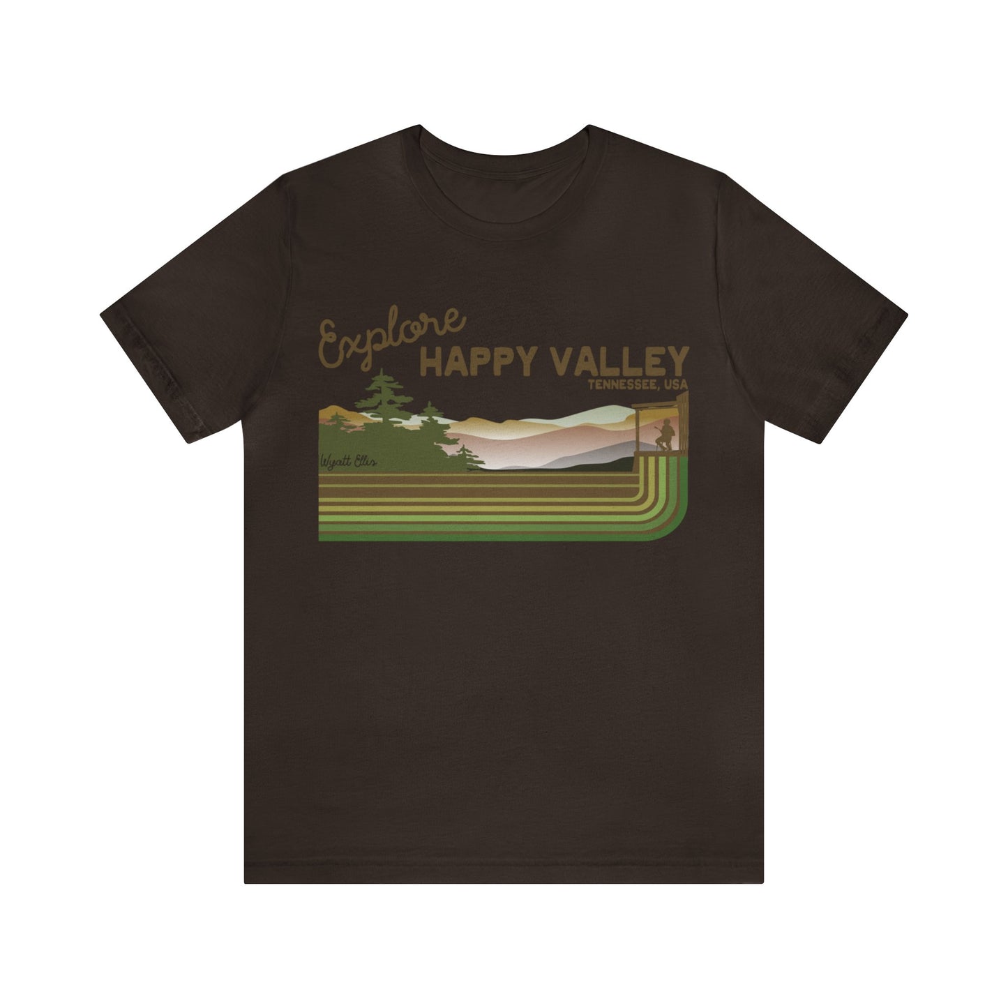 Explore Happy Valley Unisex Jersey Short Sleeve Tee