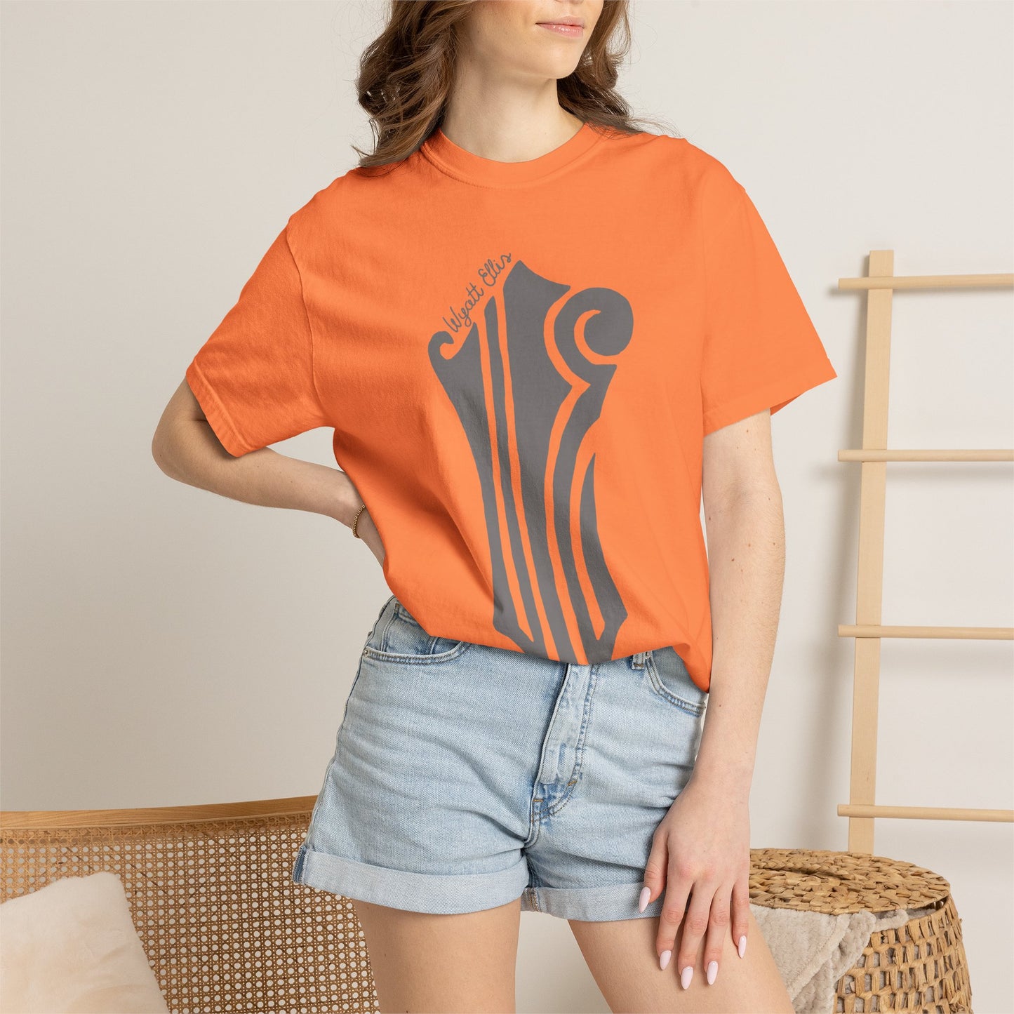 Mandolin Headstock "WE" Logo Tee