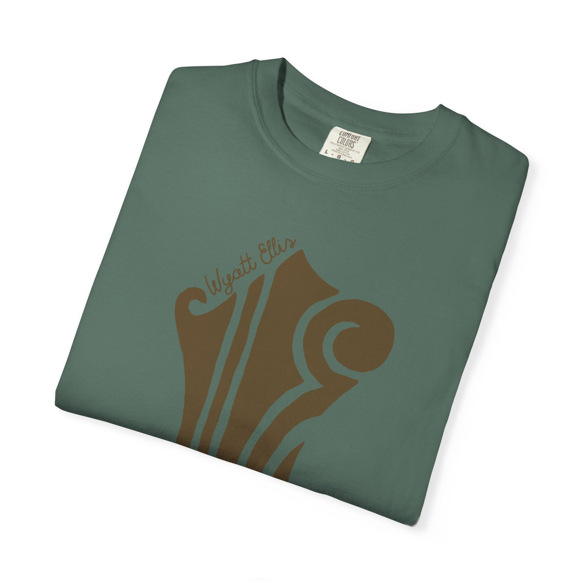 WE Headstock Logo Brown Unisex Jersey Short Sleeve Tee